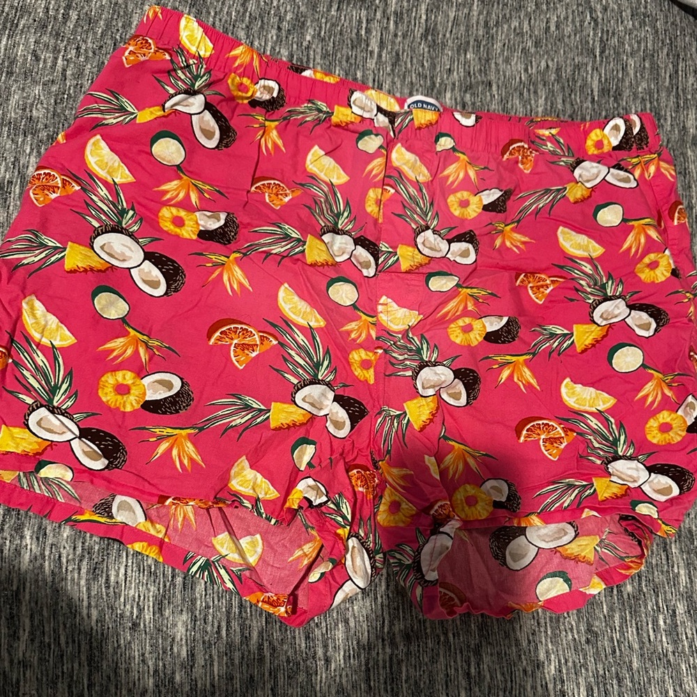 Men’s Hot Pink Tropical Boxer Shorts